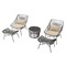 Manhattan Comfort Ashland 3-Piece Patio Conversation Set with Foot Ottomans in Cream OD-CV023-CR - alternate 8